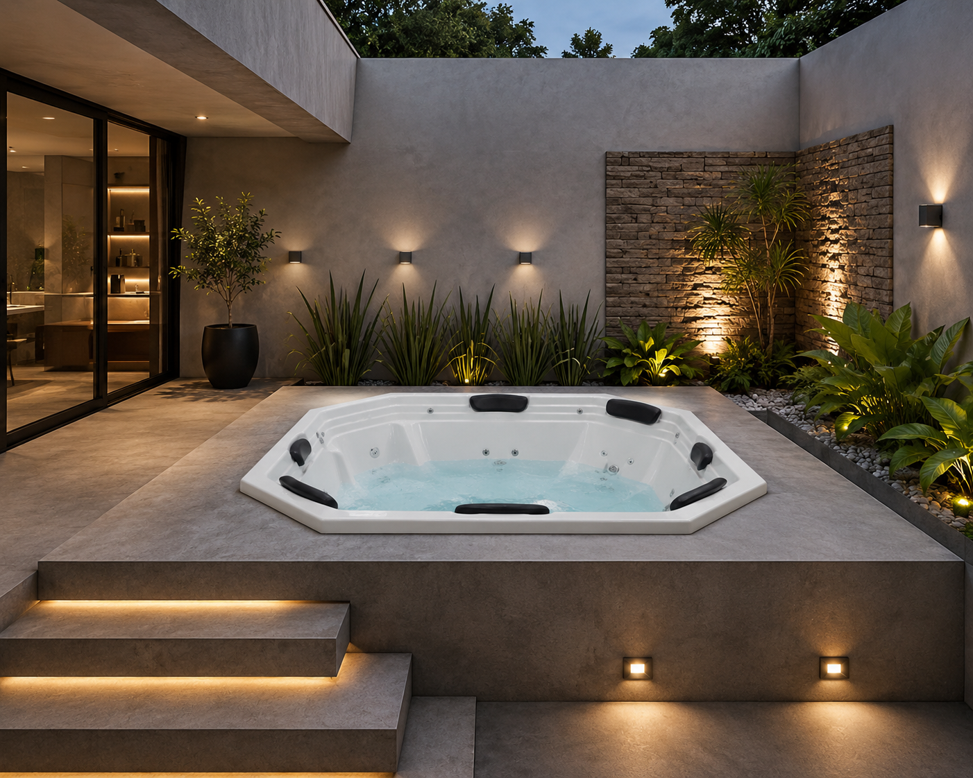 Spa Charlote Completo Com Hidro Em Acrílico